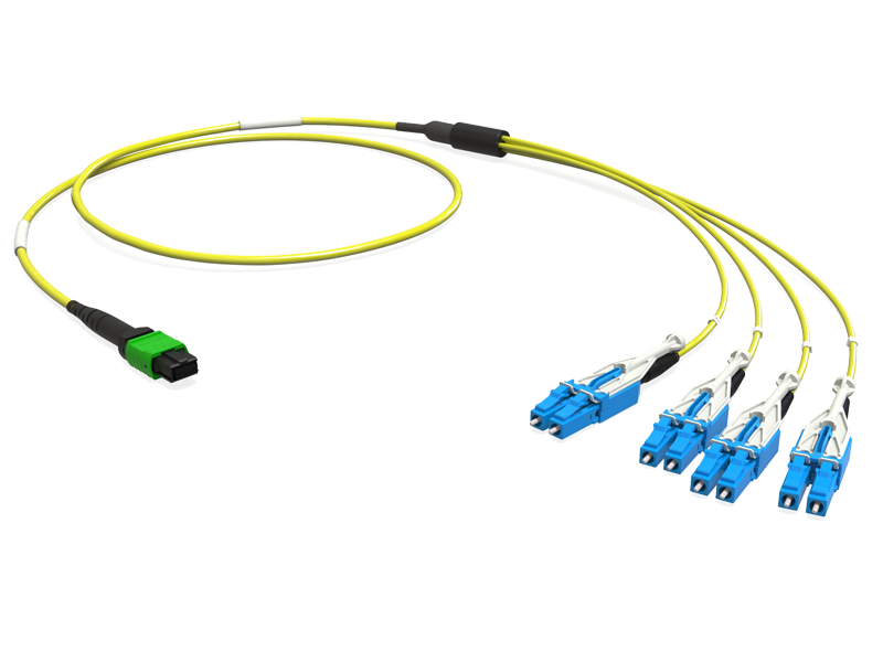 MTP/LCHD-UPC Duplex cable assembly, 8F SM09/125 OS2
