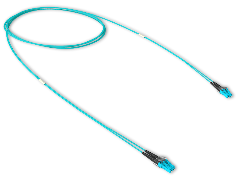 FO Patch Cord LC/LC Duplex, 50/125 OM3