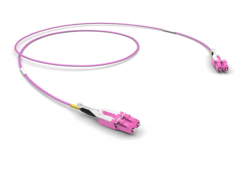 FO Patch Cord LCHD/LCHD Duplex, 50/125 OM4+
