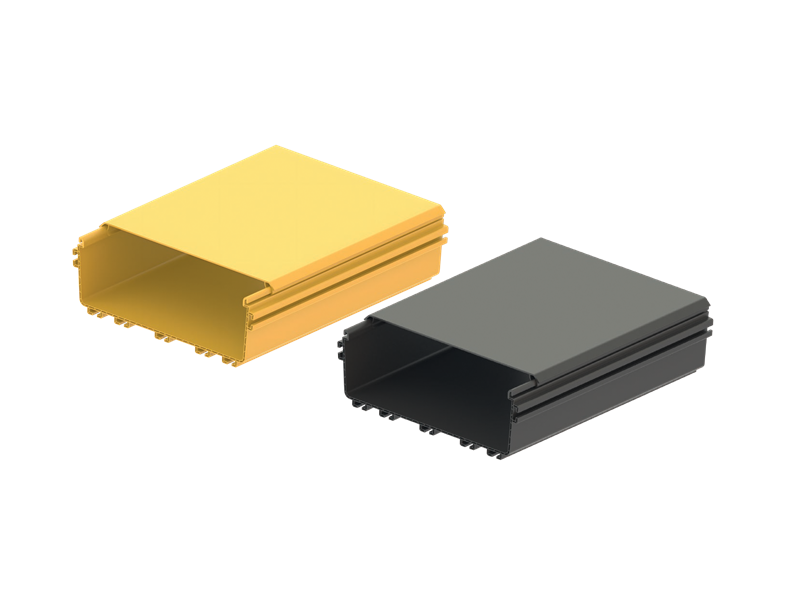 Straight Solid Channels 300mm Yellow and Black