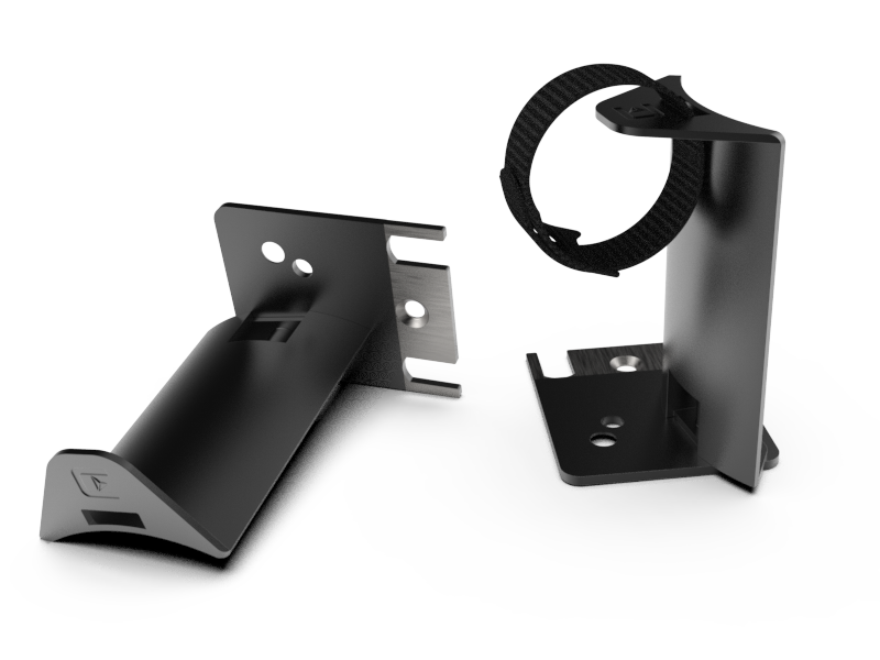 Фронтальный кронштейн патчкордов, 1U, универсальный, черный