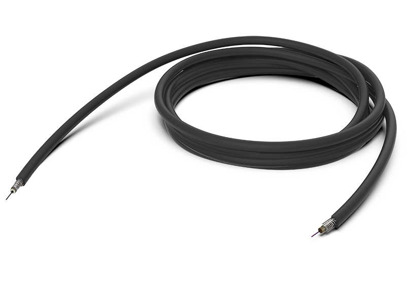 Волоконно оптический кабель универсальный, с броней из стальной гофрированной ленты, 8ОВ, SM 09/125 OS2, LSZH, 2700Н, П1б, черный