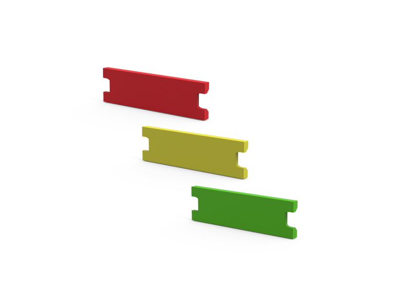 Color marking plates for RJ45