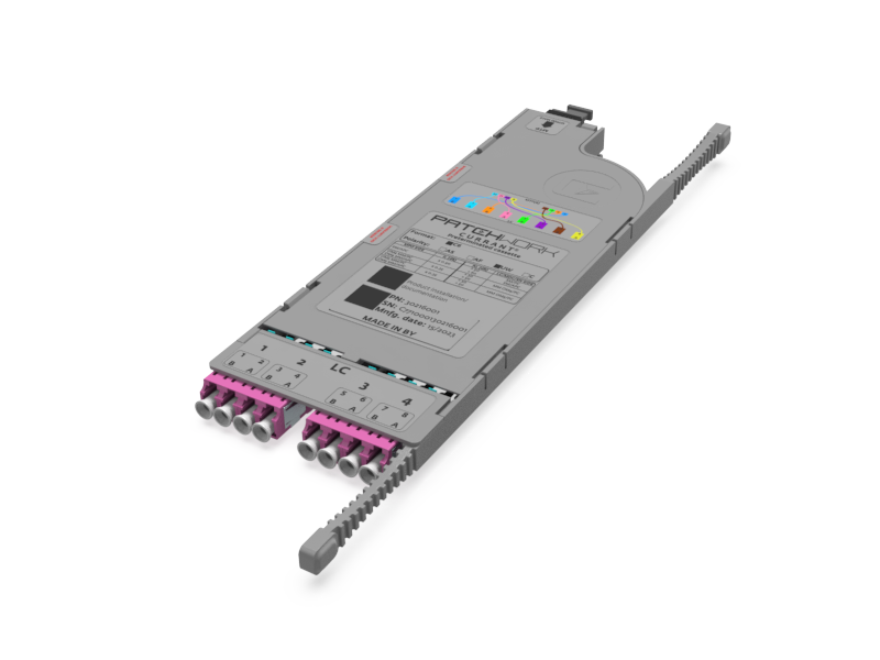 CС6 - Fiber preterminated cassette OM4 MTP(8)