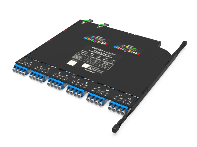 CС2 - Fiber preterminated cassette OS2 MTP(12)