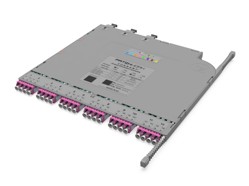 CС2 - Fiber preterminated cassette OM4 MTP(8)
