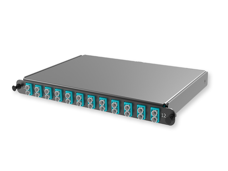 C2 - Оптическая претерминированная кассета OM3 MPO(12)