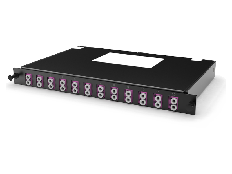C2 - Оптическая претерминированная кассета OM4 MPO(12)