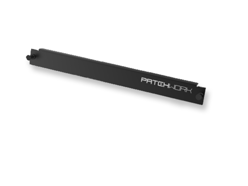FT - Blank Panel for Flex Tray patch panel 1U, black